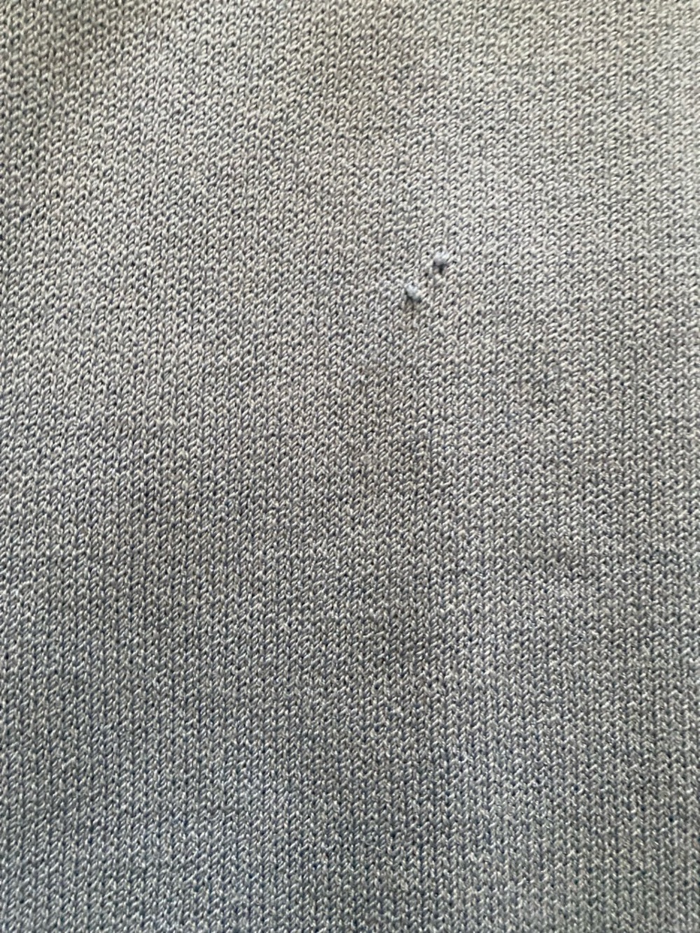St. John knit Powder Blue Short-Sleeve Knit Jacket with Cream Trim - Picture 3 of 3